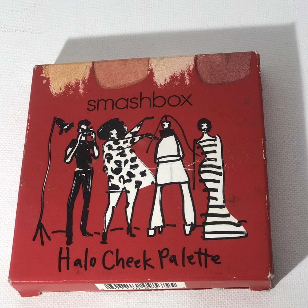 Smashbox Halo Cheek Palette 2 Blush & 2 Highlighter NIB
